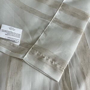 Striped Sheer Curtain Panels